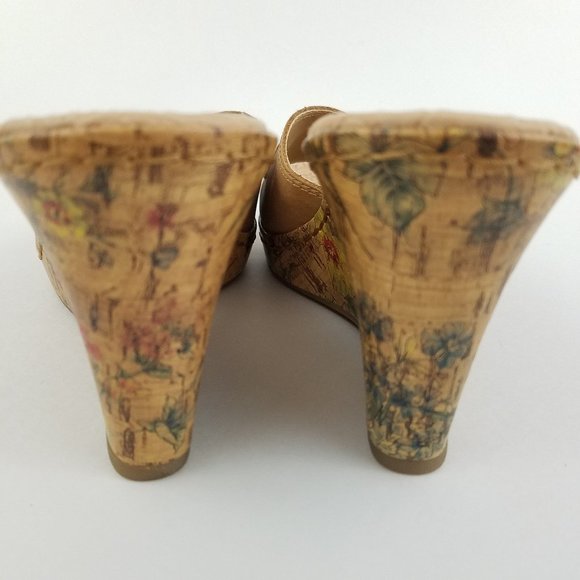 B.O.C Concepts Born 7 Cork Platform Sandal Floral - Picture 4 of 12